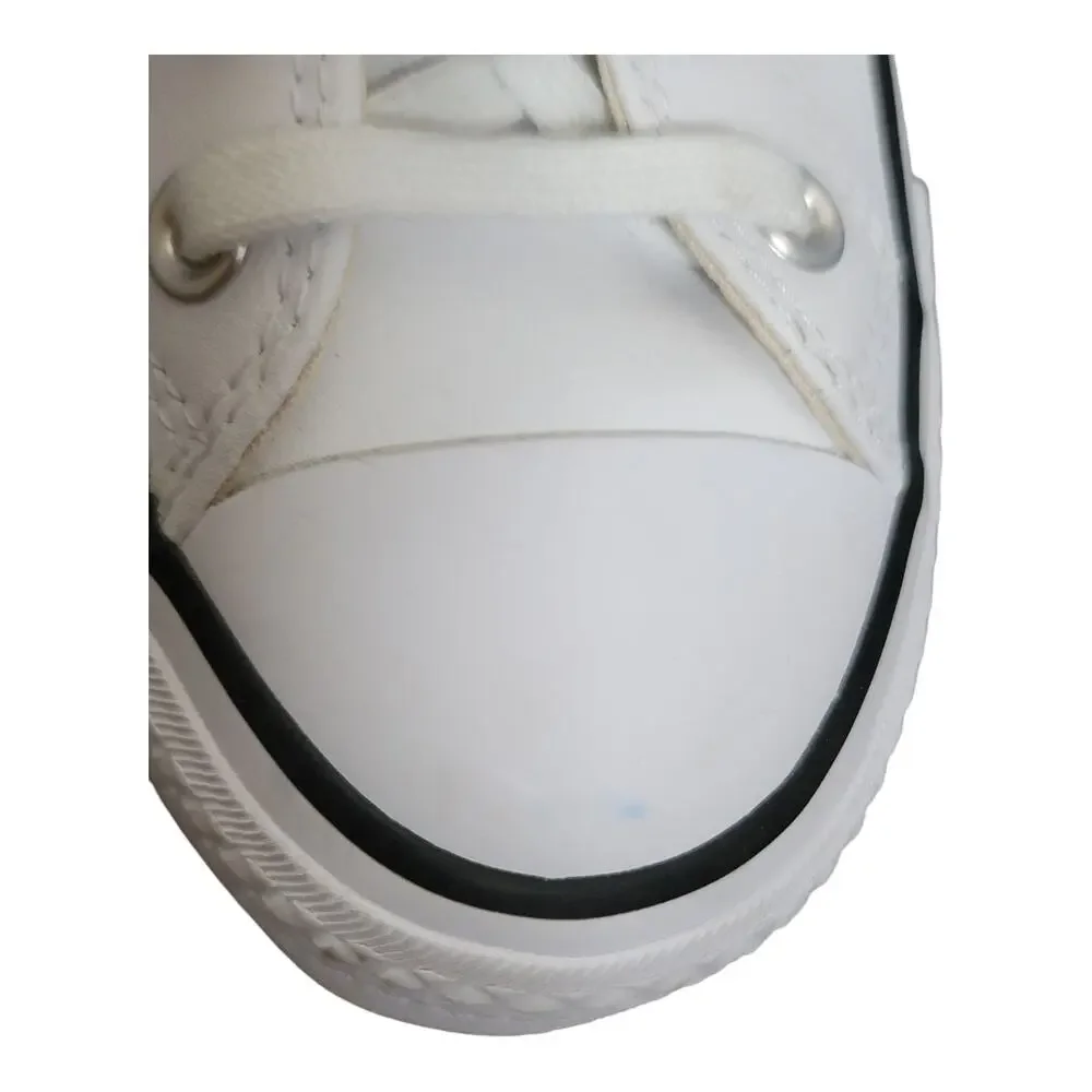 Converse All Star Chuck Taylor Platform High Top Leather Sneakers Women's 7.5 US - Picture 12 of 14